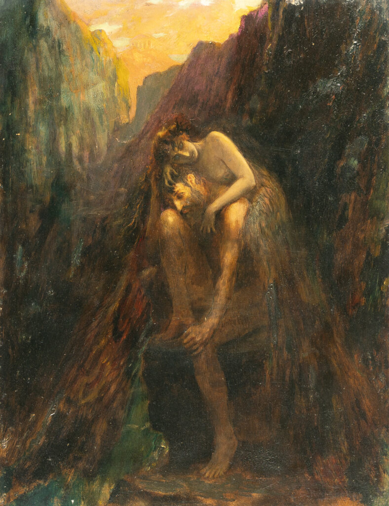 Œdipe – Georges Rochegrosse Tablo