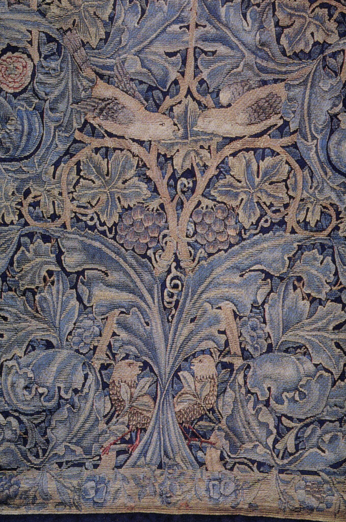 Cabbage and vine tapestry (1879) - William Morris Tablo