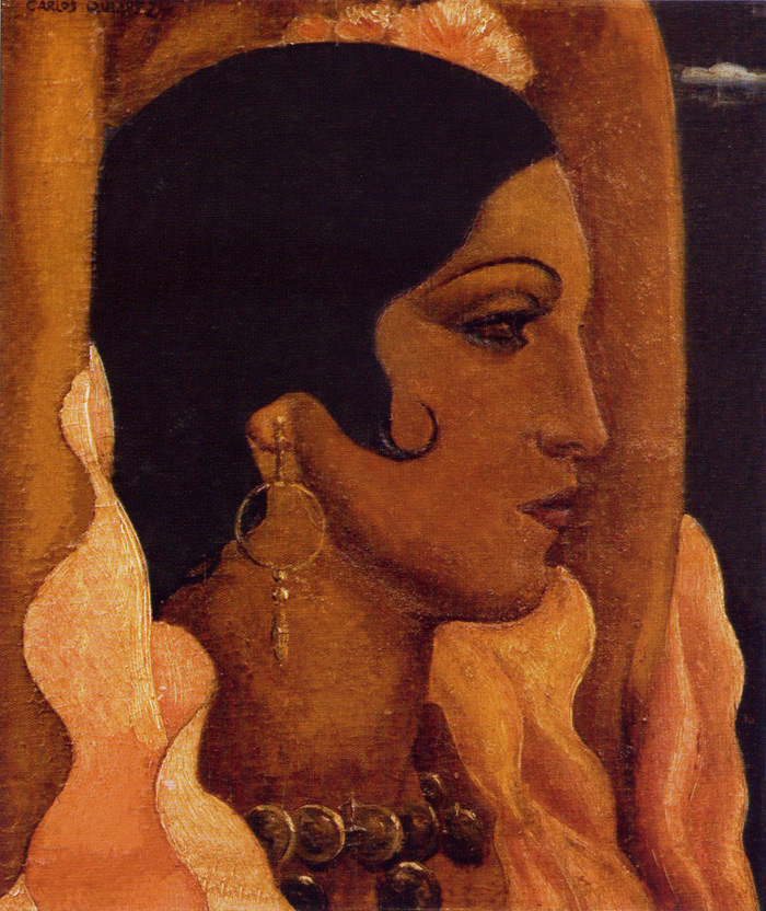 Cabeza De Gitana (1934) - Carlos Quizpez Asín Tablo