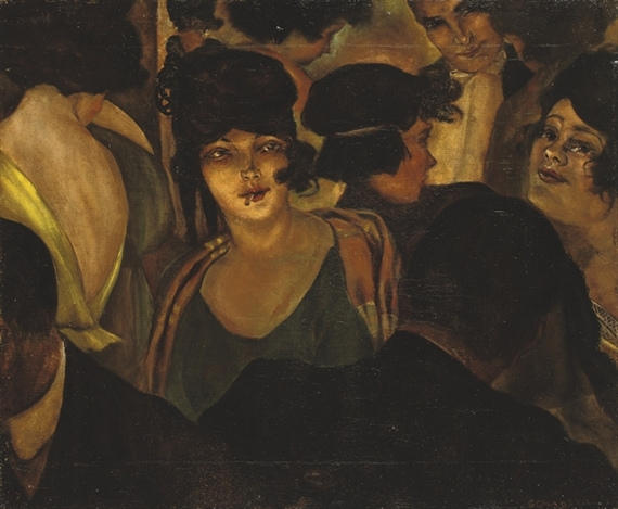Café d’Italia (1921) – Christian Schad Tablo