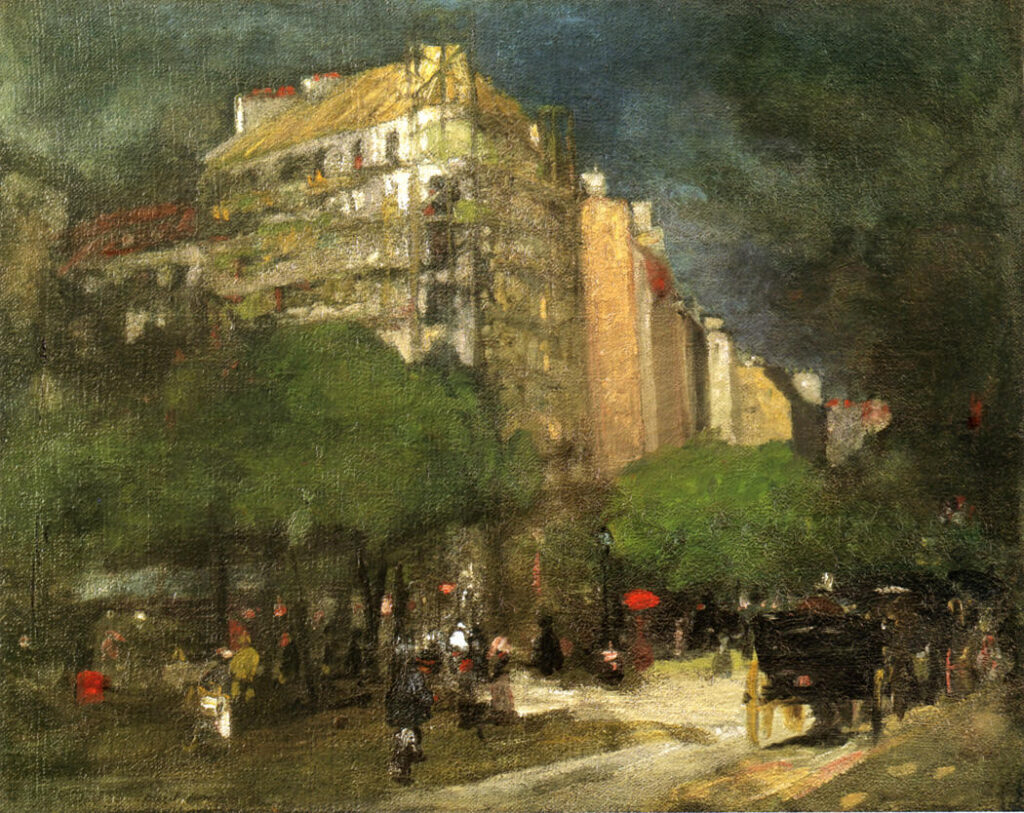Cafe du Dome (1892) - Robert Henri Tablo