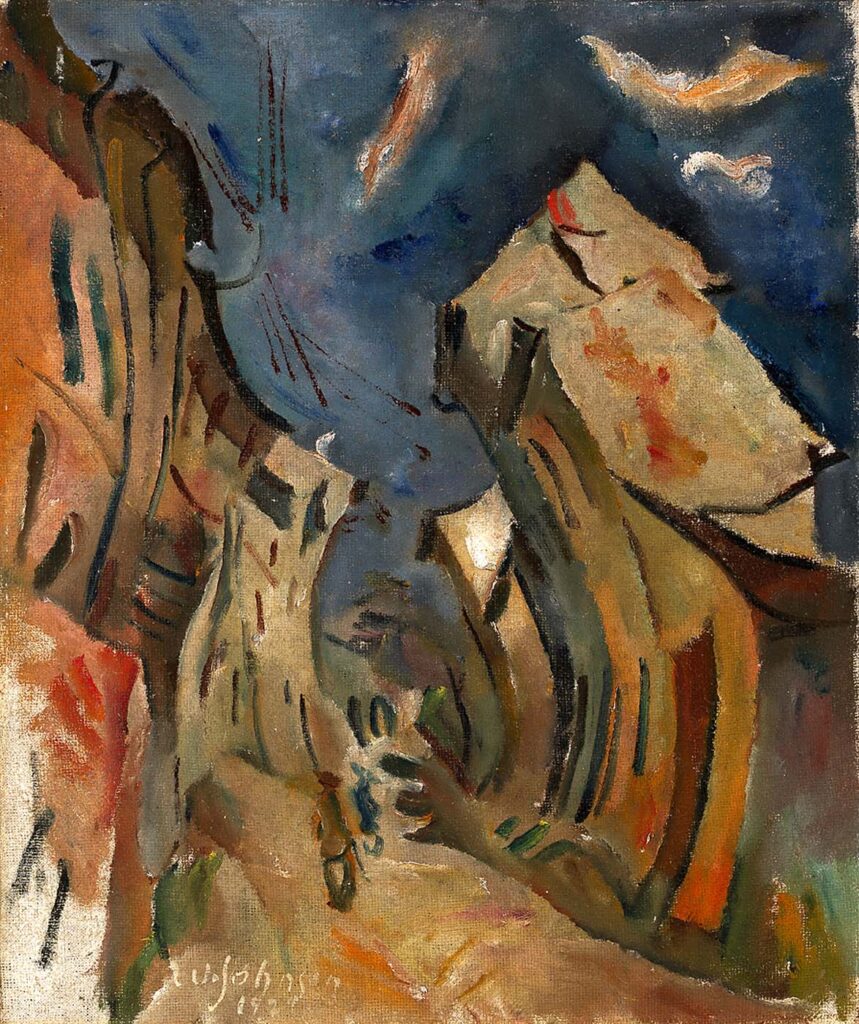 Cagnes sur Mer (1927) - William H. Johnson Tablo