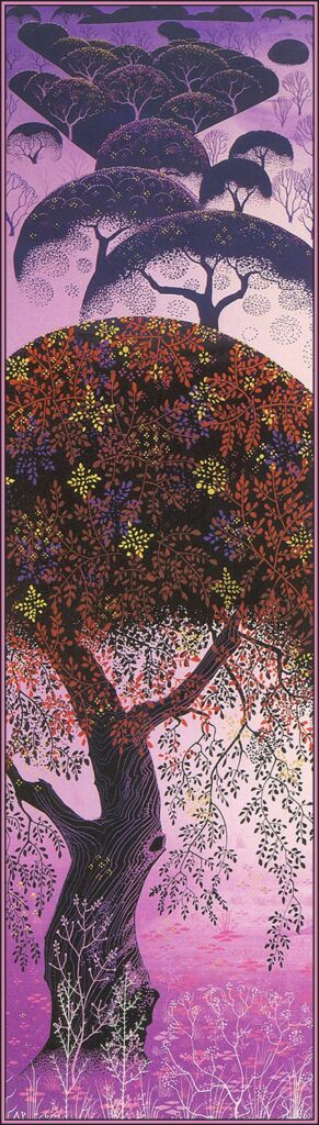 California Tapestry - Eyvind Earle Tablo