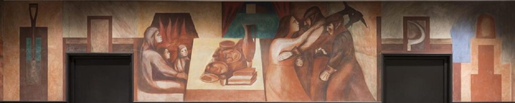 Call to Revolution and Table of Universal Brotherhood (Homecoming of the Worker of the New Day) (1930) – José Clemente Orozco Tablo