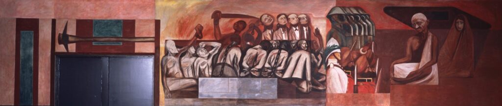 Call to Revolution and Table of Universal Brotherhood (Struggle in the Orient) (1930) – José Clemente Orozco Tablo