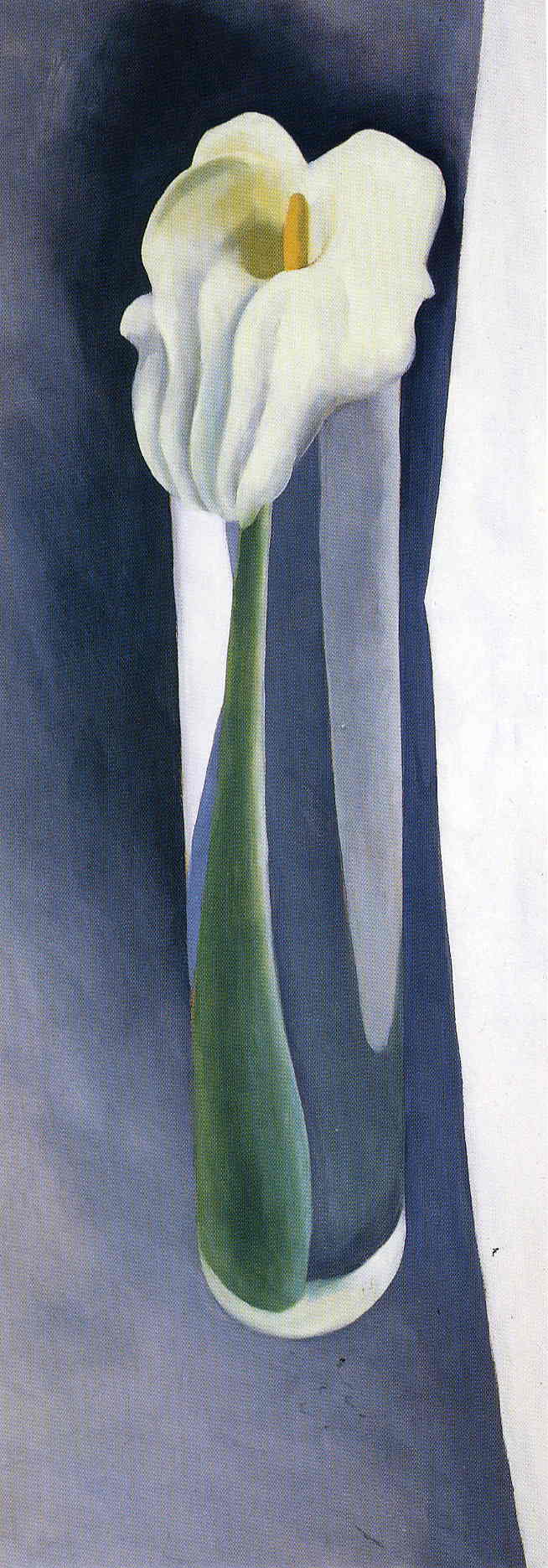 Calla Lily in Tall Glass (1923) - Georgia O'Keeffe Tablo