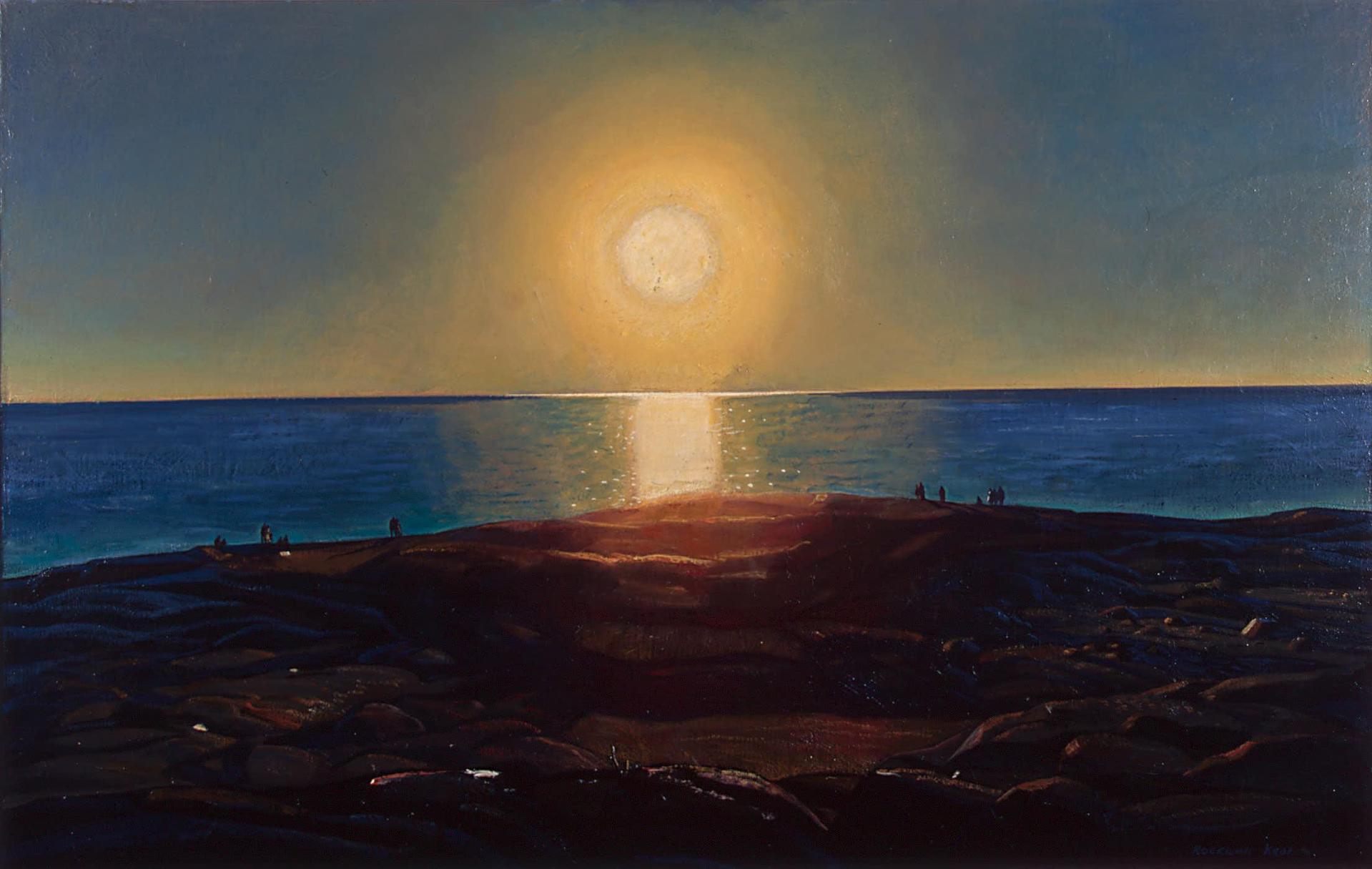 Calm and Free (Maine Coast) (1909) - Rockwell Kent Tablo