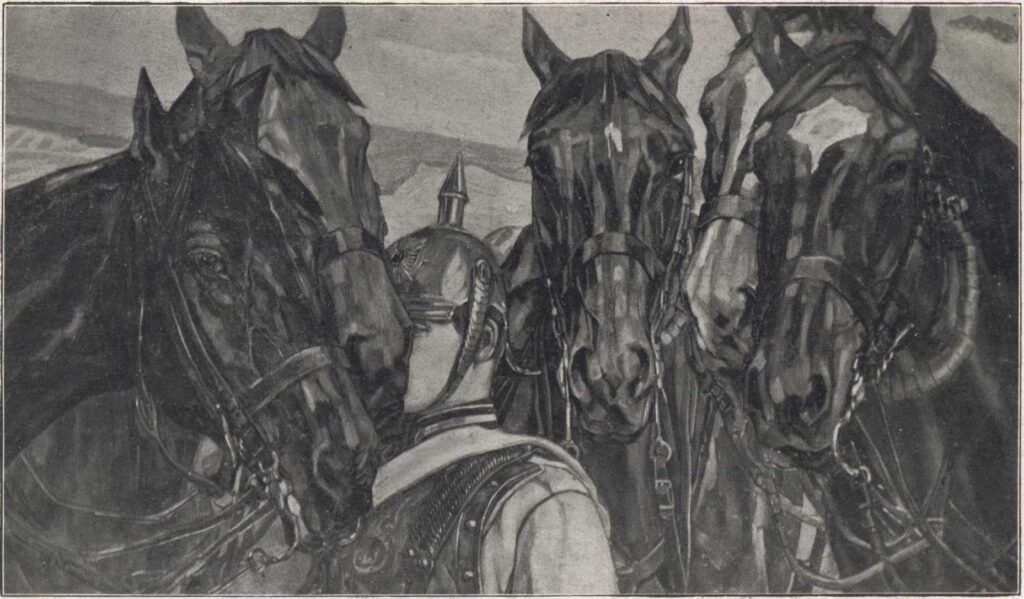 Calvary Horses (1901) - Wilhelm Trübner Tablo