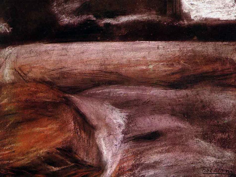 Campagna (1908) – Umberto Boccioni Tablo