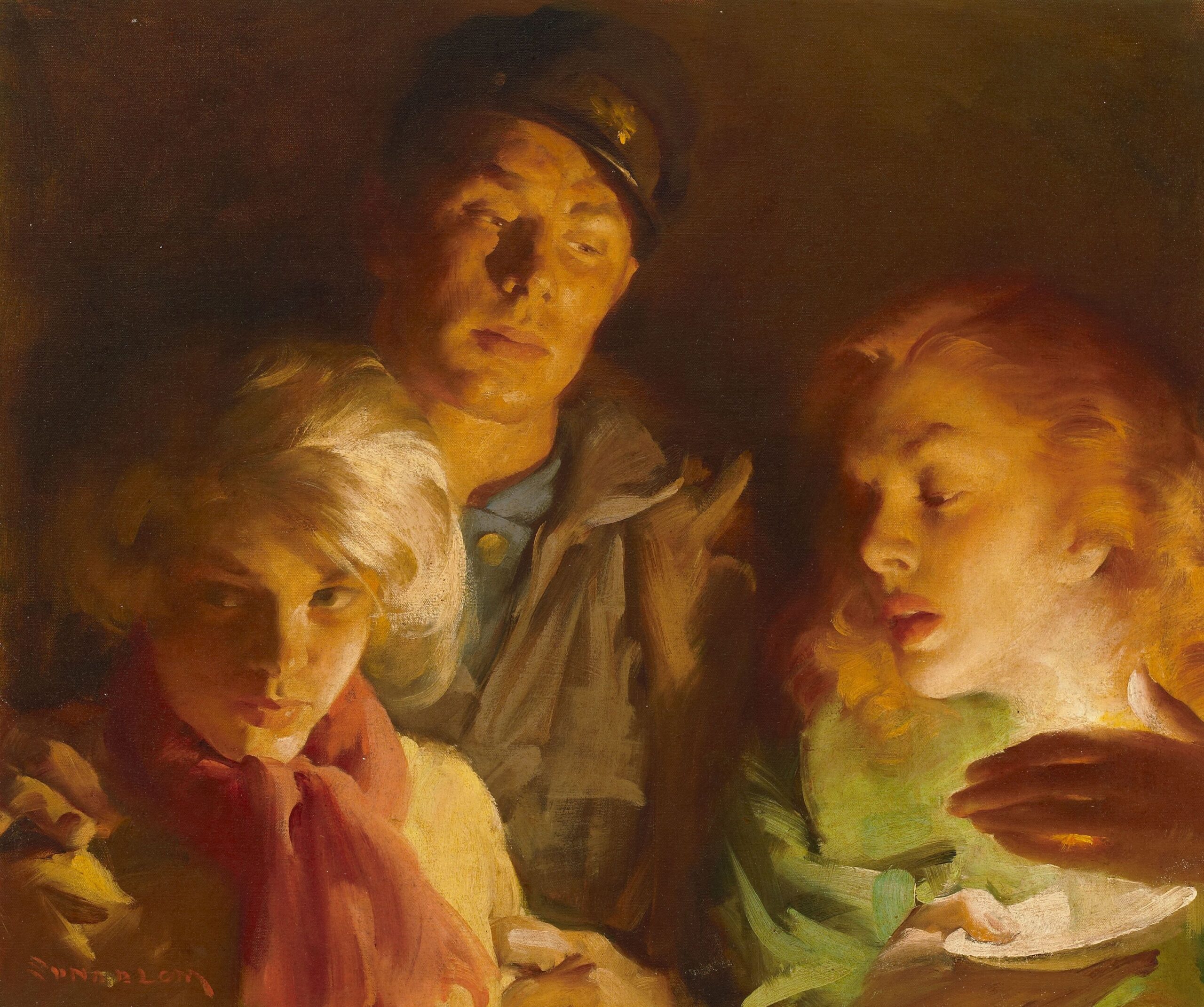 Candlelight rendezvous - Haddon Sundblom Tablo