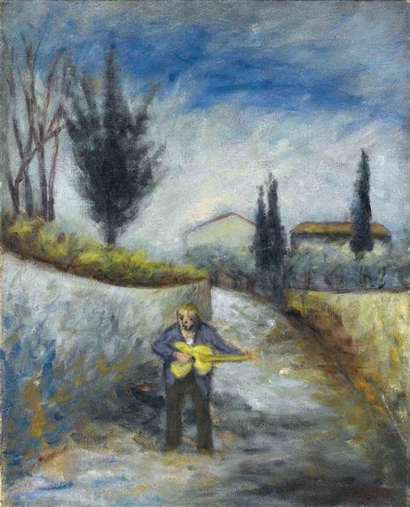Cantastorie (1946) – Ottone Rosai Tablo