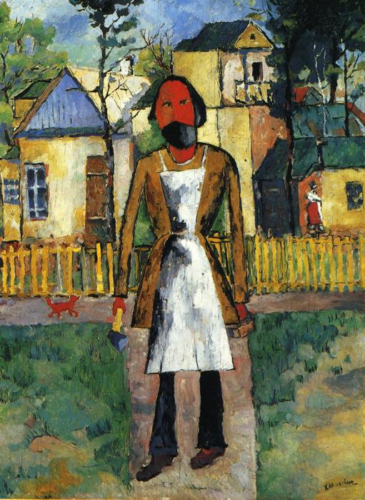 Carpenter (1927) - Kazimir Malevich Tablo