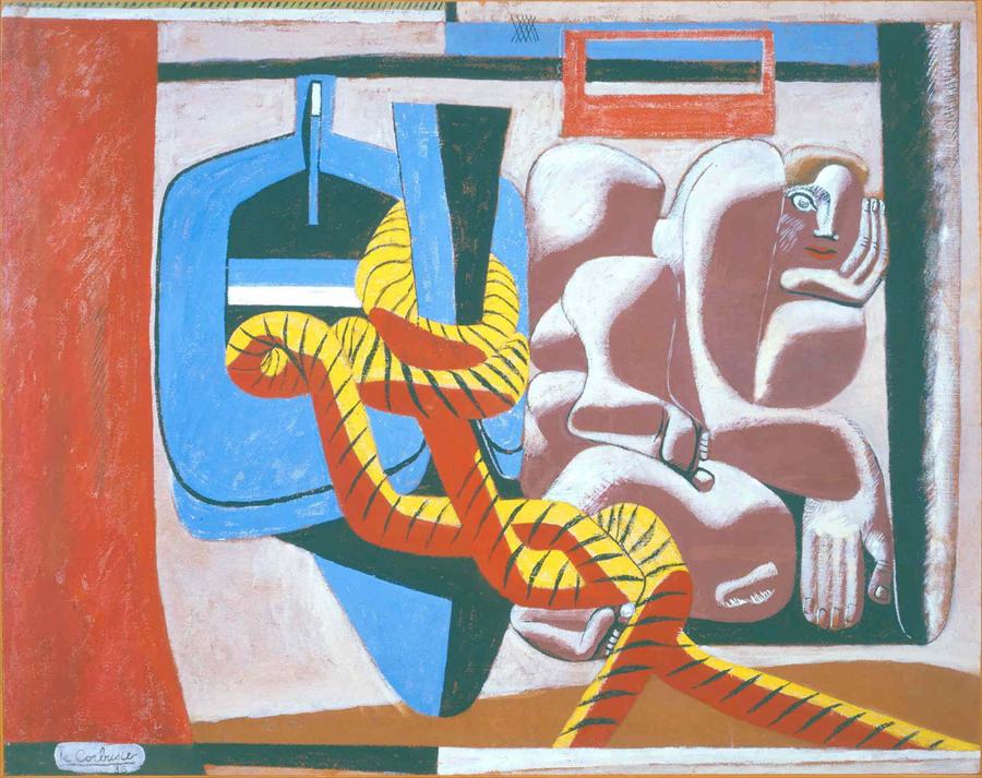 Carton pour tapisserie (Marie Cuttoli) (1936) - Le Corbusier Tablo
