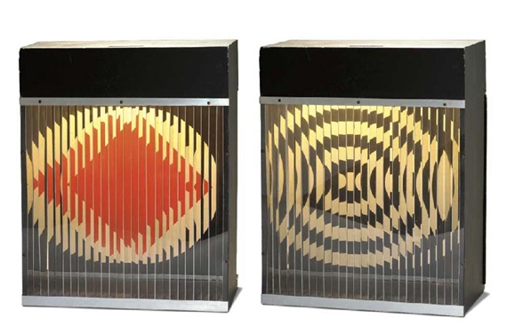 Cartones cambiables – Julio Le Parc Tablo