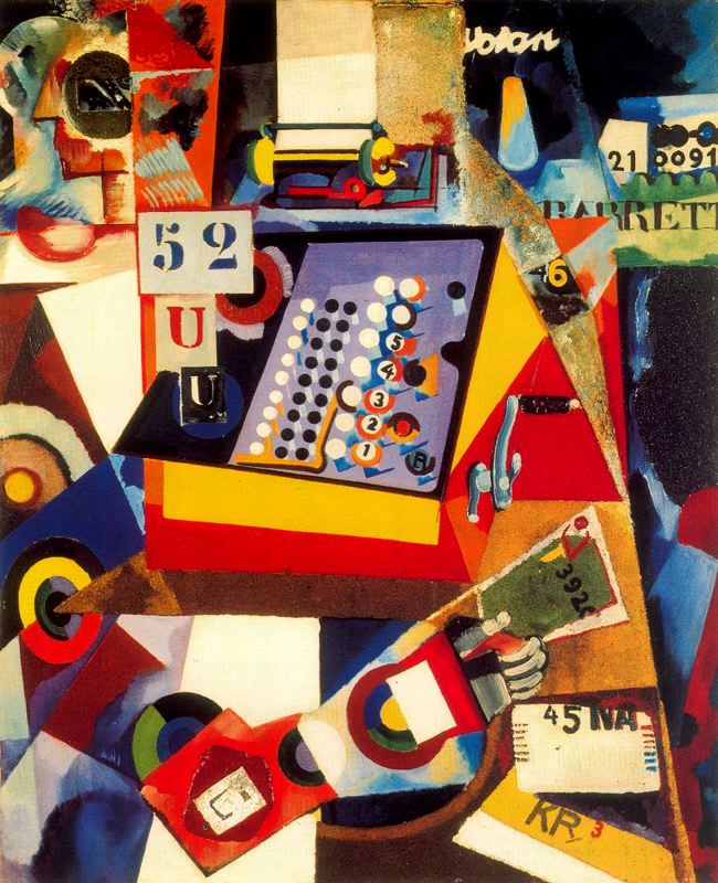 Cash Register (1917) - Amadeo de Souza-Cardoso Tablo