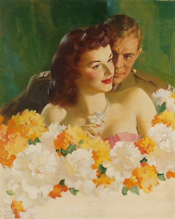 Cashmere Bouquet Soap Advertisement (1945) - Haddon Sundblom Tablo