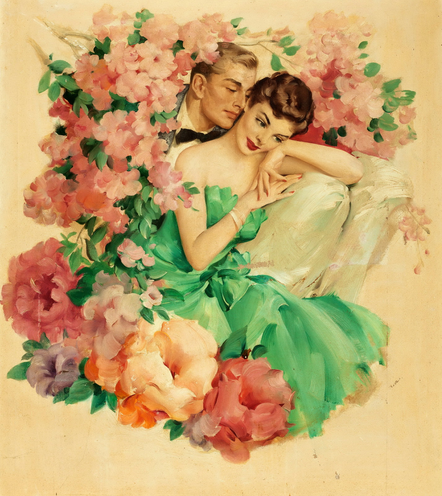 Cashmere Bouquet Soap Advertisement - Haddon Sundblom Tablo