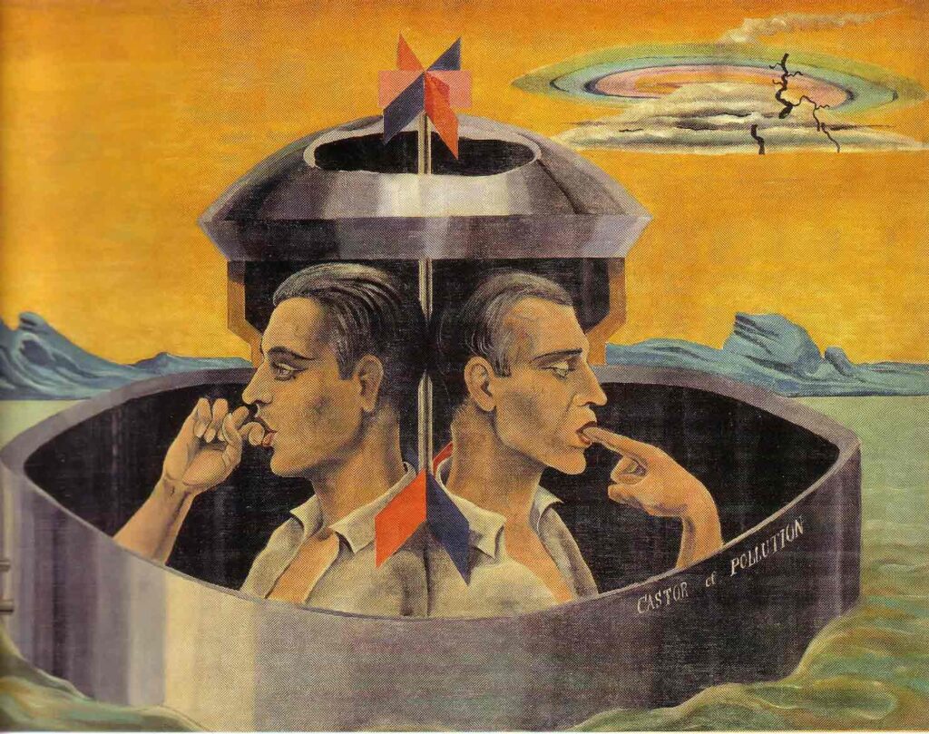 Castor and Pollution (1923) – Max Ernst Tablo