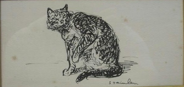Cat Binoche – Théophile Steinlen Tablo