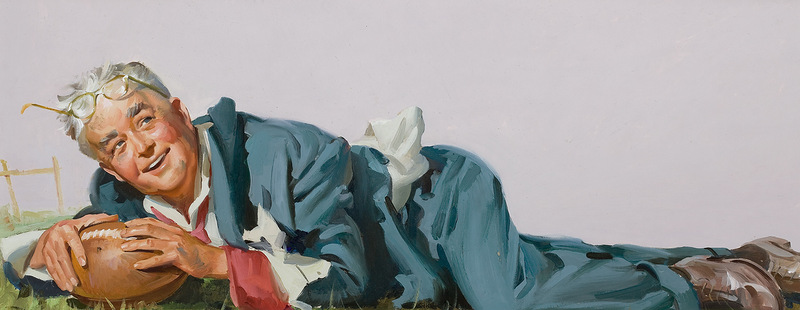 Catching the Football - Haddon Sundblom Tablo