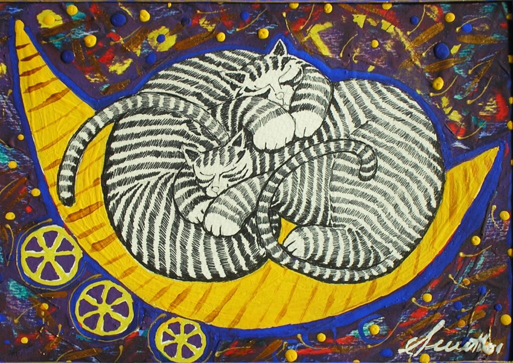 Cats' day - Małgorzata Serwatka Tablo