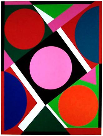 Cause - Auguste Herbin Tablo