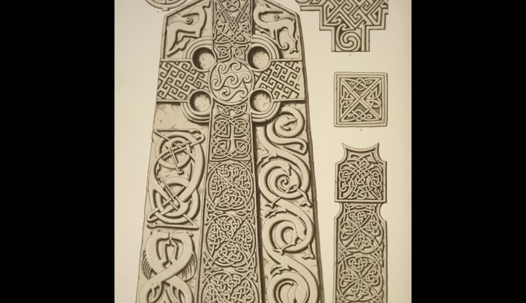 Celtic Ornament no. 1. Lapidary ornamentation - Owen Jones Tablo