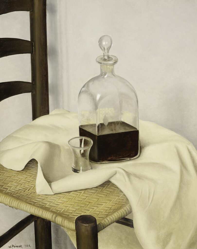 Chair with Bottle (1928) - Werner Peiner Tablo