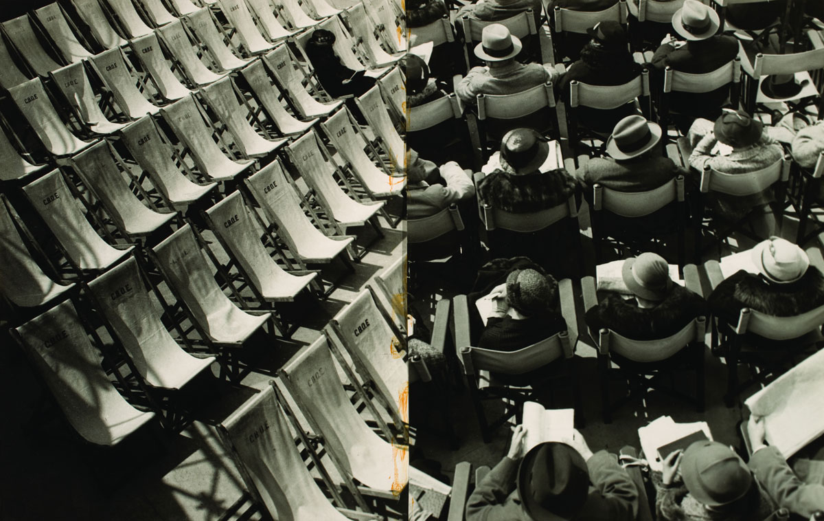 Chairs at Margate (1935) - László Moholy-Nagy Tablo kanvas tablo