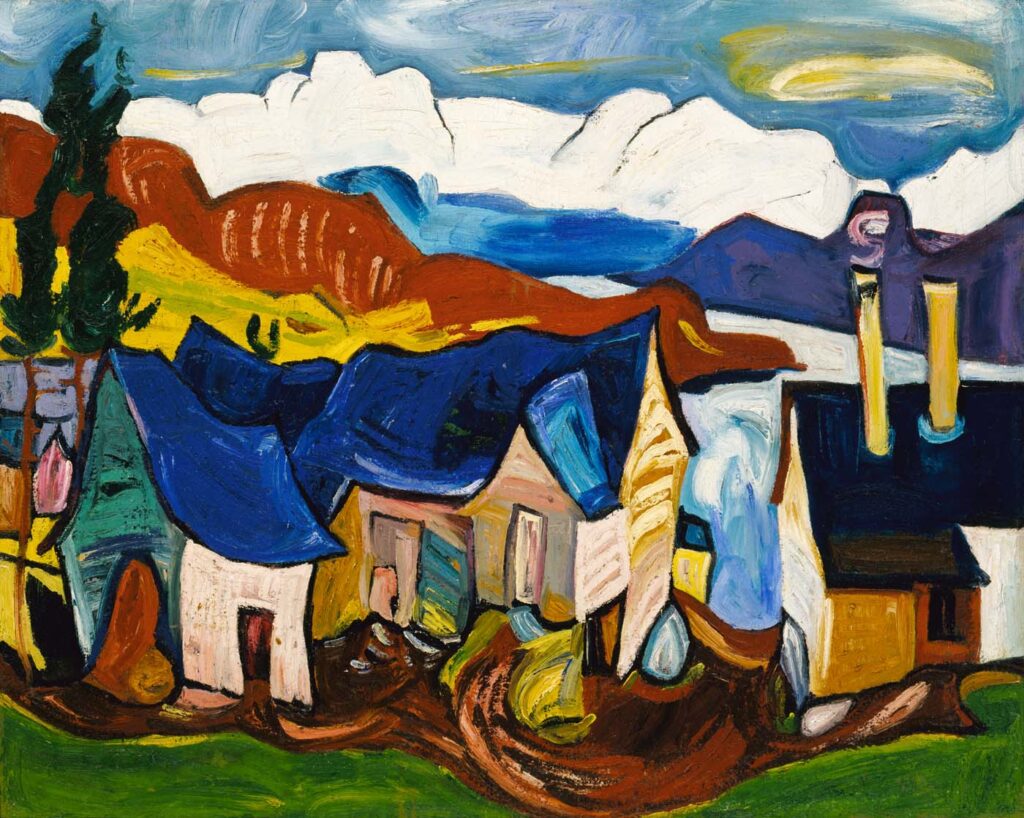 Chalet in the Mountains (1938) - William H. Johnson Tablo