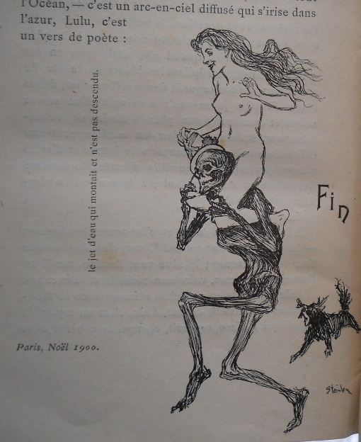Champsaur Lulu Roman Clownesque (1901) – Théophile Steinlen Tablo