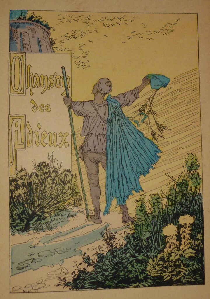 Chanson des Adieux - Théophile Steinlen Tablo