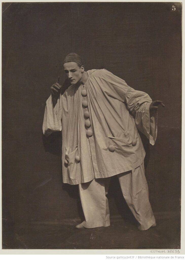 Charles Deburau, Pierrot listening (1854) - Félix Nadar Tablo