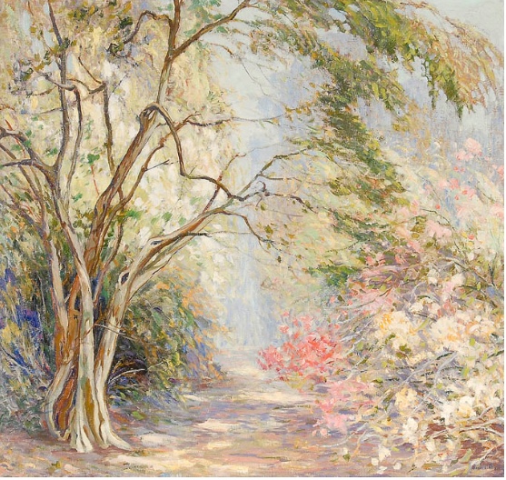 Charleston Garden - Alfred Heber Hutty Tablo