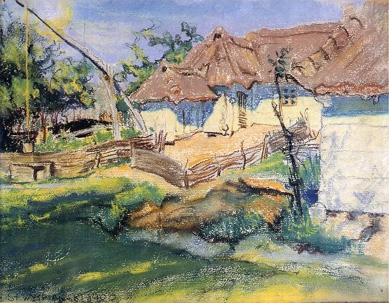 Chaty W Grebowie - Stanisław Wyspiański Tablo