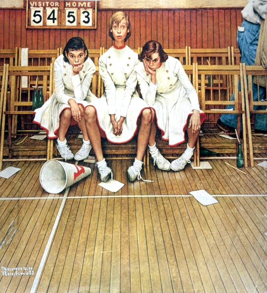 Cheer (1952) - Norman Rockwell Tablo