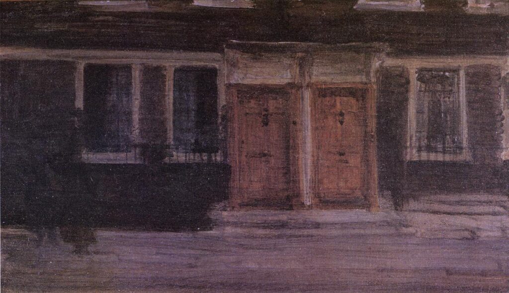 Chelsea Houses (1880) - James McNeill Whistler Tablo