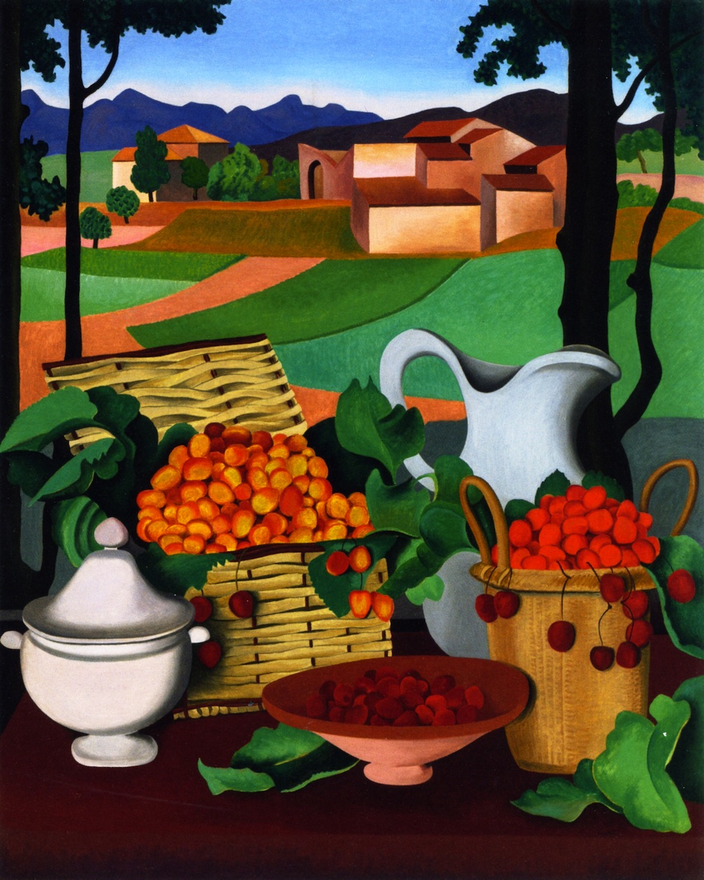 Cherries - Auguste Herbin Tablo