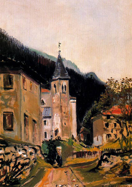 Chiesa – Filippo De Pisis Tablo