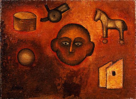 Childhood memories (1916) – Carlo Carrà Tablo