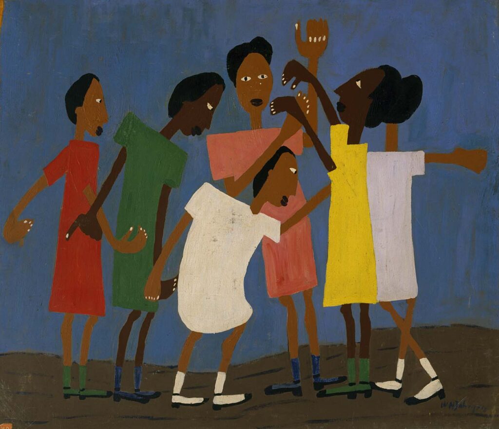 Children Dance (1944) - William H. Johnson Tablo