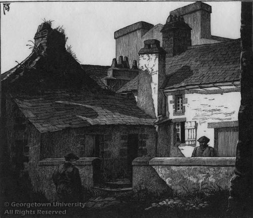 Chimney Pots (Brittany) (1931) - Grace Albee Tablo