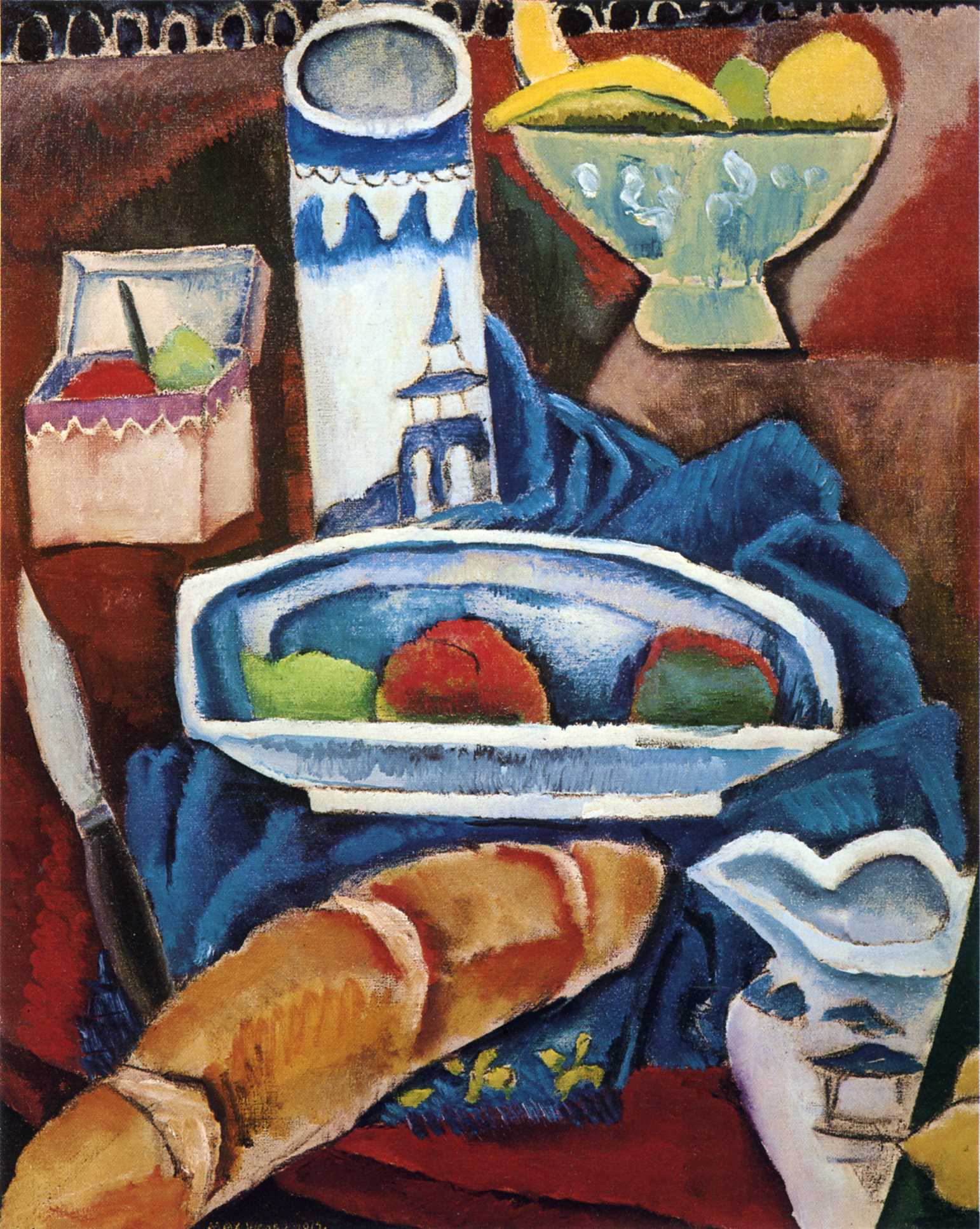 Chinese Bowl (1912) - Max Weber Tablo