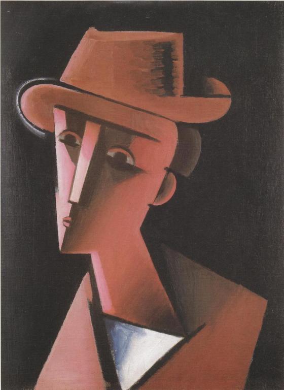 Chlapec v měkkém kllobouku (1915) - Josef Čapek Tablo