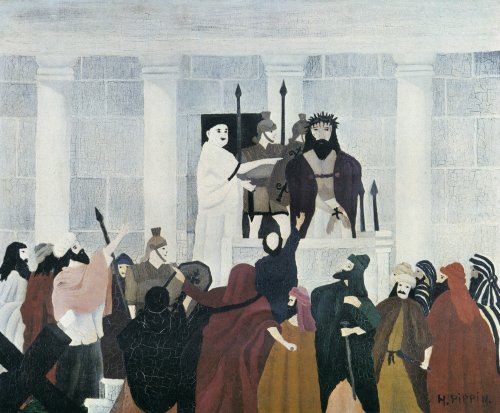 Christ Before Pilate (1941) – Horace Pippin Tablo