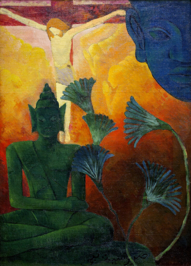 Christ and Buddha (1880) - Paul Ranson Tablo