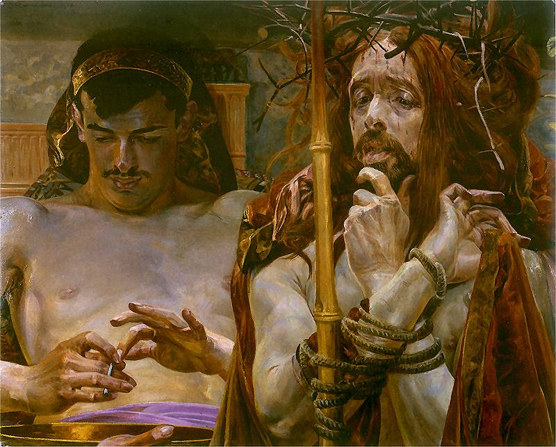 Christ before Pilate (1910) - Jacek Malczewski Tablo