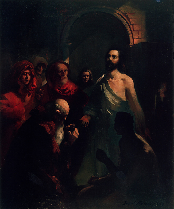 Christ in the Temple, Healing the Man with the Withered Hand (1940) – Frank Mason Tablo