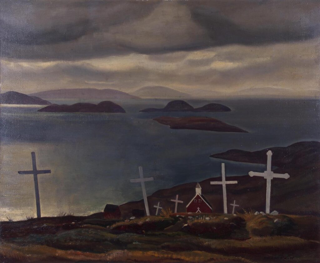 Christian Graves, Greenland (1929) - Rockwell Kent Tablo