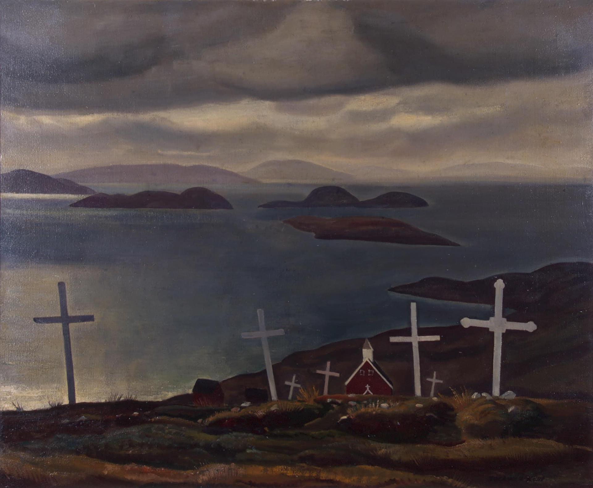 Christian Graves, Greenland (1929) - Rockwell Kent Tablo